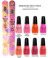 WET N WILD Spoiled Nail Color COLLECTION #2 OF 8 Shades Plus 2 Free Nail... - $27.48 CAD