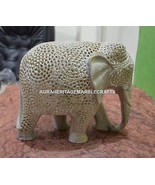 7&quot; Marble Soapstone Elephant Insiade a Baby Elephant Handmade Home Inter... - £550.74 GBP