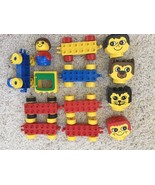 Duplo LEGO 2 x 6  Train Car Base Lot of 7 EUC Part 2312 Yellow Blue Red - €13,23 EUR