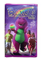 Barney’s Great Adventure Movie VHS Video Tape Sing Along VTG Clamshell Case - £7.81 GBP