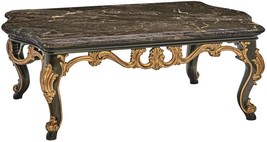 Cocktail Table MAITLAND-SMITH Grand Traditions Venetian Gold Carving Polished - £9,343.67 GBP