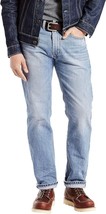 Levi&#39;s 505 Regular Fit Jeans Mens 31x32 Blue Straight Leg 100% Cotton NEW - £38.59 GBP