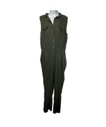 ashley stewart one piece green sleeveless Collared jumpsuit size 16 - £30.26 GBP