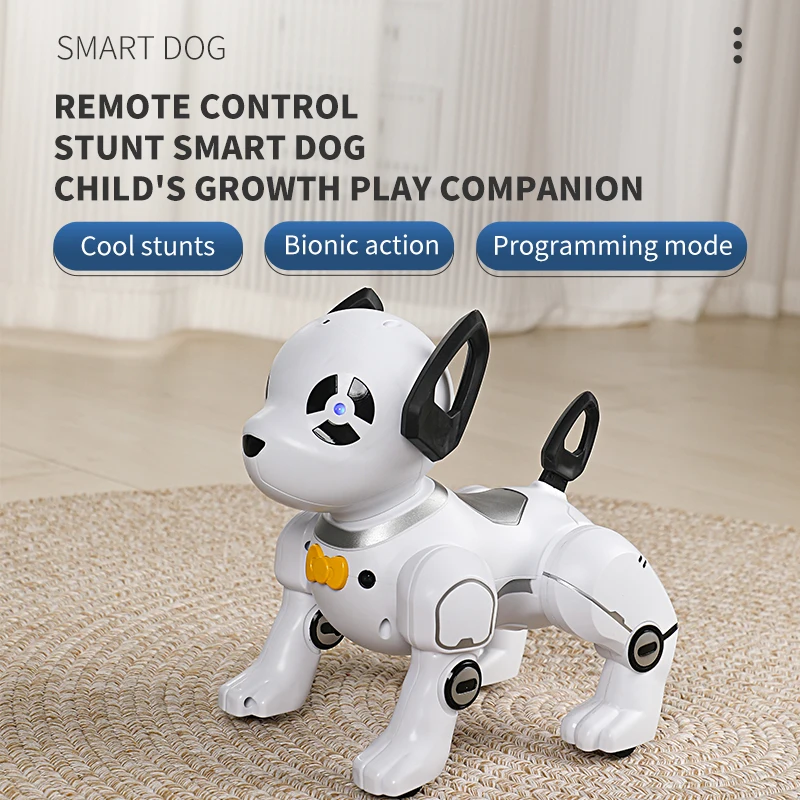 Electronic Animals Robots Puppy Toy for Kids Rc Toys Intelligent Remote Control - £67.85 GBP