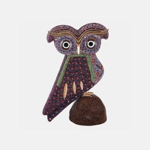 Owl Inlaid Crystal Base Inspired Decor Classic Charm Christmas gifts Handmade - £703.55 GBP
