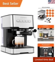 Stainless Steel 15 BAR Pressure Espresso Machine with Automatic Milk Fro... - $2,661.99 MXN