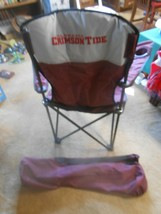 Great ALABAMA CRIMSON TIDE. Folding CHAIR with Carry Bag - £38.40 GBP