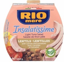 3 Cans of Rio Mare Insalatissime Light Tuna Salad Lentils 160g each - £23.29 GBP