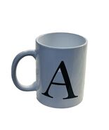 Royal Norfolk White Ceramic Personalized Letter A Coffee Mug 16 oz-New-S... - €21,29 EUR