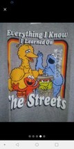 Sesame Street Everything I Know I Learned on the Street Men&#39;s T-Shirt Size XL - £15.84 GBP