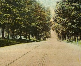 c1910 West Main Street Kent Ohio Vintage Postcard Rail Tracks Street View - £13.54 GBP