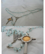 roPraying ROSARY NECKLACE Jubilee 2000 Original Rome Italy - £22.02 GBP