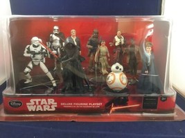 Disneyland  Star Wars The Force Awakens Deluxe Figurine Playset New in Package - £15.73 GBP
