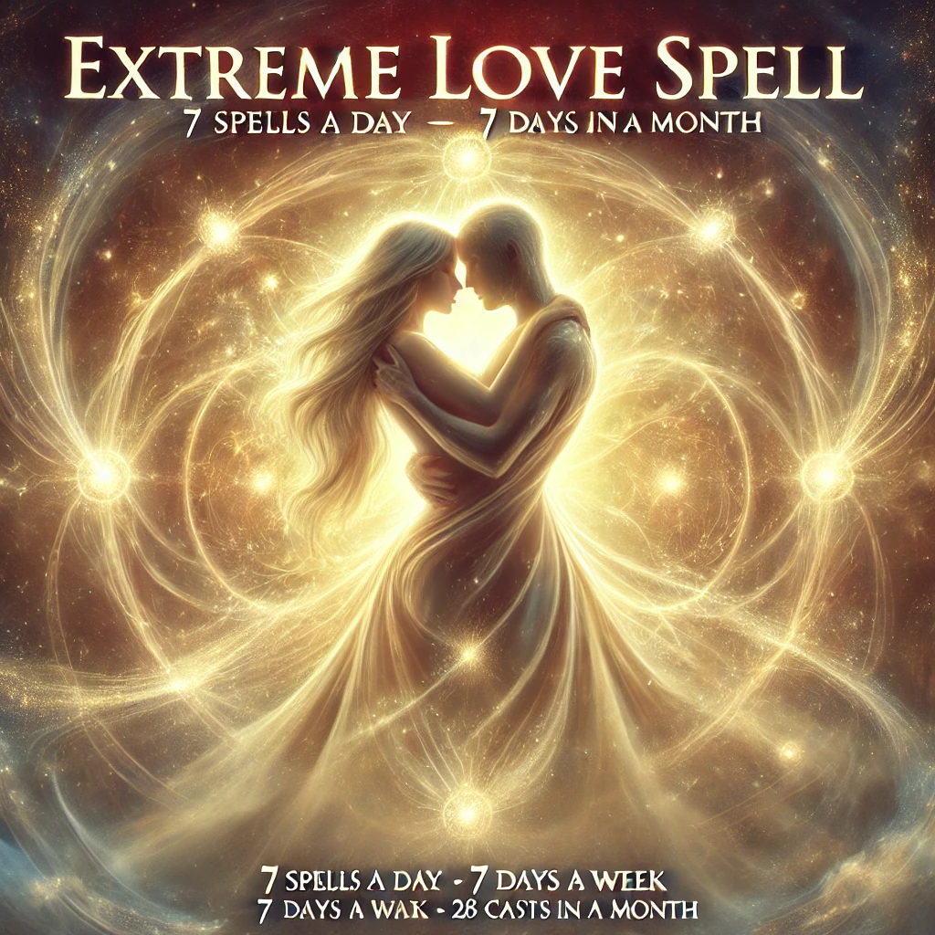 Extreme Love Spell | 7 Spells Daily | 28 Casts Monthly – Magickal Love R... - $247.00