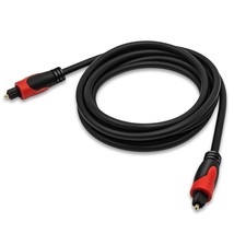 Optical Audio Cable 3 FT Digital Audio Fiber Optic Cable Toslink Flexibl... - $10.78