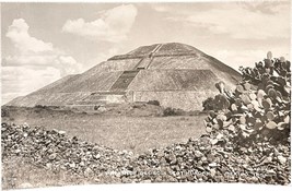 Piramide del Sol Teotihuacan, Mexico (Pyramid of the Sun)  RPPC - £15.97 GBP