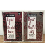 Vtg 1991 Set Pair 2 The Art Of Mindful Living Thich Nhat Hanh Cassette T... - £39.90 GBP