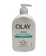 OLAY Deep Gel Facial Cleanser Tea Tree Essential Oil, Pump, Sulfate Free... - $934.51 MXN