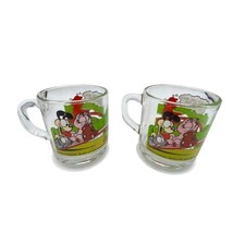 Garfield Glass Coffee Cup Mug Jim Davis McDonald&#39;s Restaurant Set of 2 V... - £9.63 GBP