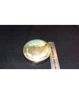 Vintage Hammered Brass Compact - $936.45 MXN