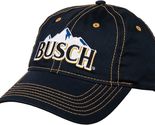 Beer Rocky Mountains Logo Navy Blue Curved Bill Adjustable Slouch Hat - £11.09 GBP