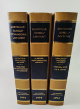 1994 Martindale-Hubbell 2 Law Digests &amp; International Law Digest - $29.95