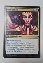 Soul Ransom Archenemy: Nicol Bolas Blue Black Enchantment Aura Control C... - $1.44