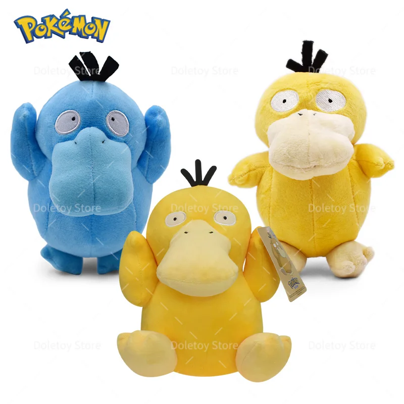 2 styles Pokemon Plush Psyduck Peluche Shiny Psyduck Pokemon Toy Stuffed Animals - £10.79 GBP+