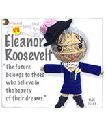 Kamibashi Eleanor Roosevelt The Original String Doll Gang Keychain Clip - $16.82