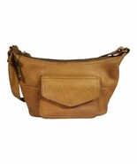 VTG Fossil Unisex Brown Leather Organizer Shoulder Crossbody Bag 75082 EUC - €58,00 EUR