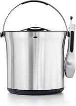 OXO Ice Bucket and Tongs Set - Brushed Stainless Steel - £67.89 GBP