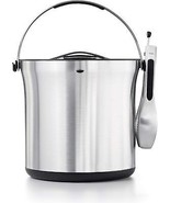 OXO Ice Bucket and Tongs Set - Brushed Stainless Steel - $116.42 CAD