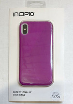 NEW Incipio Ultra Thin Feather Light Smartphone Case for Apple iPhone X/Xs PLUM - £7.46 GBP
