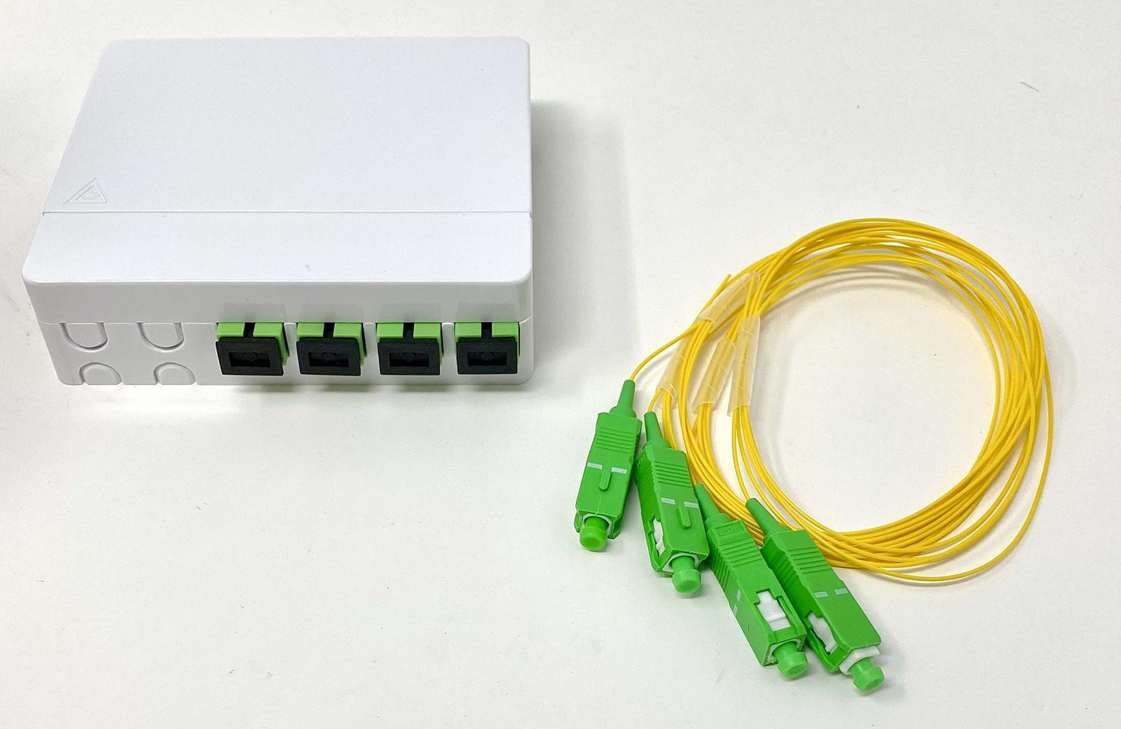Ultra Spec Cables FTTH 4 Port SC-APC Fiber Termination Kit (Includes 4 ...