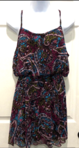 Wet Seal Multicolor Print Pattern Dress Size L Juniors - $12.65