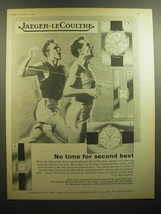 1964 Jaeger-LeCoultre Watches Ad - No time for second best - £14.50 GBP