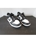 Nike Dunk Low Retro Sneakers CW1590-100 Youth  Sz 7 Panda Black White - $40.24 CAD