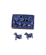 Vintage Set Torino Pewter Stagecoach Horse Drawn Carriage Brooch Earring... - £13.73 GBP