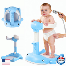 Steelsuperb Foldable Baby Shower Stand Toddler Shower Stand Anti-Slip Base - $79.63