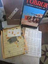 Vintage 1975 Avalon Hill Bookcase Tobruk Board Game - £18.38 GBP