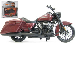 Harley Davidson 2017 Road King Special Burgundy 1:18 Scale Maisto Motorcycle - £21.97 GBP