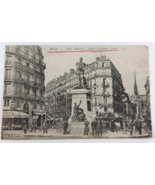 Paris Place Maubert Statue of Etienne Dolet POSTCARD Unposted Unsent France - £5.99 GBP