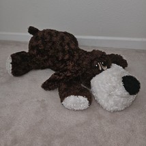 Dan Dee Dark Brown Floppy Puppy Dog Plush 24&quot; Long Soft Stuffed Toy Sad ... - £26.00 GBP