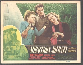 Miraculous Journey 11&quot;x14&quot; Lobby Card #2 Rory Calhoun Virginia Grey - £38.88 GBP