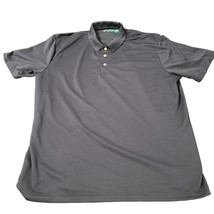 Cubavera Black Polo Shirt Short Sleeve Collar Three Button Up Size XXL Mens - £9.93 GBP