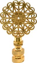 Royal Designs, Inc. Sun Scalloped Filigree Finial, Antique Brass - Pack of 1 - $25.69+