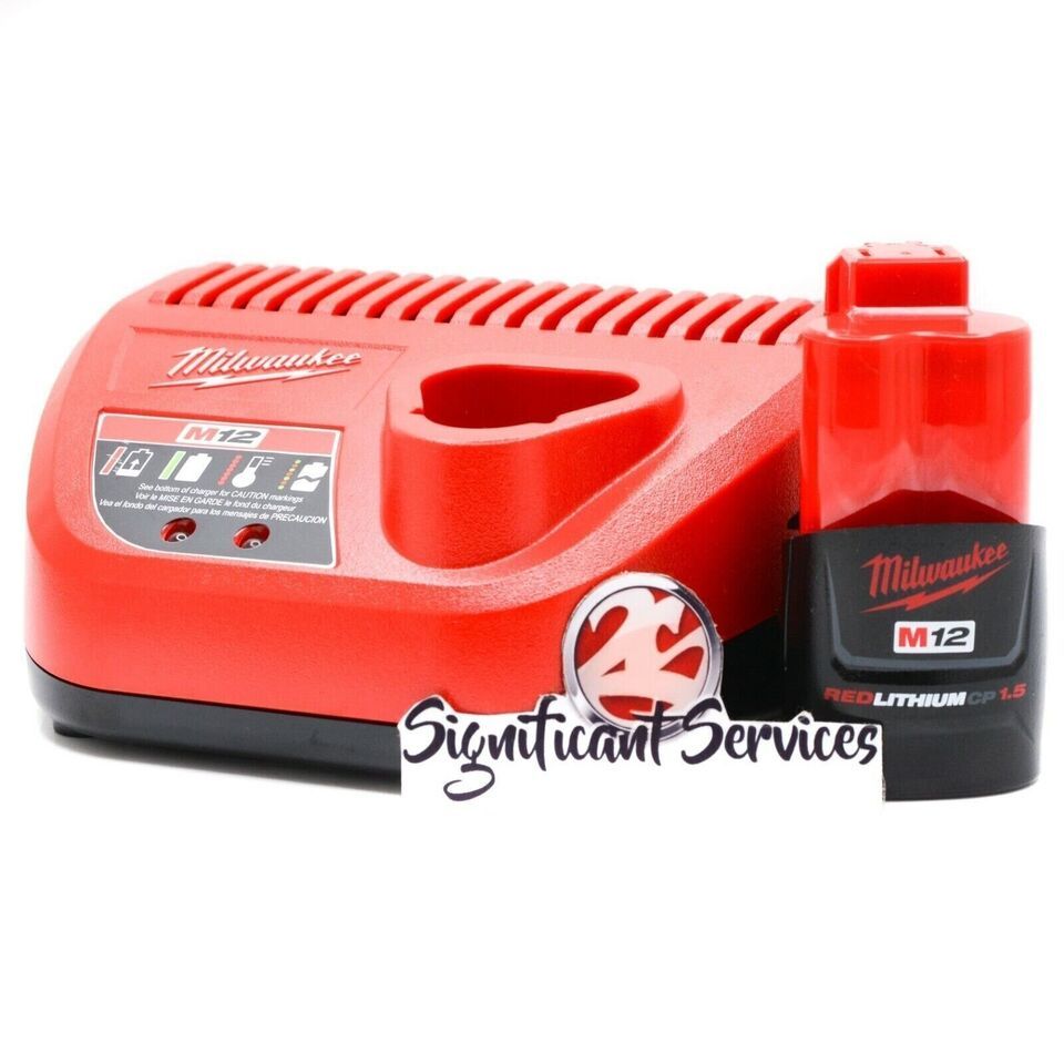 NEW MILWAUKEE 48-11-2401 12V 12 VOLT RED LITHIUM BATTERY PACK 1.5 AH M12... - $39.99