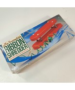 The Incredible Ribbon Shredder Gift Wrap Tool curler curls red Christmas... - $20.94 CAD