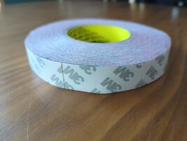 3M Double Coated Tape 469 – Red – 1 in x 60 yd, 5.5 mil - $17.96