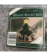VTG Mill Hill Holiday Magnet Christmas Gifts Tree Kit Buttoned &amp; Beaded ... - $21.71 CAD